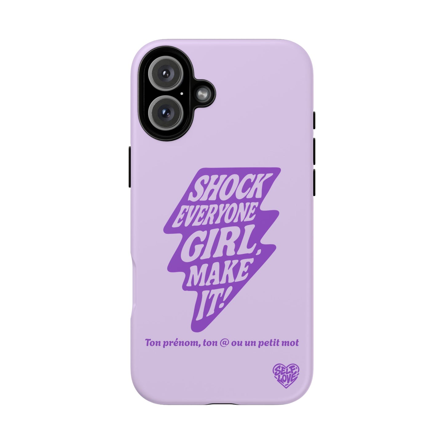 Shock Everyone - Coque iPhone (violet)