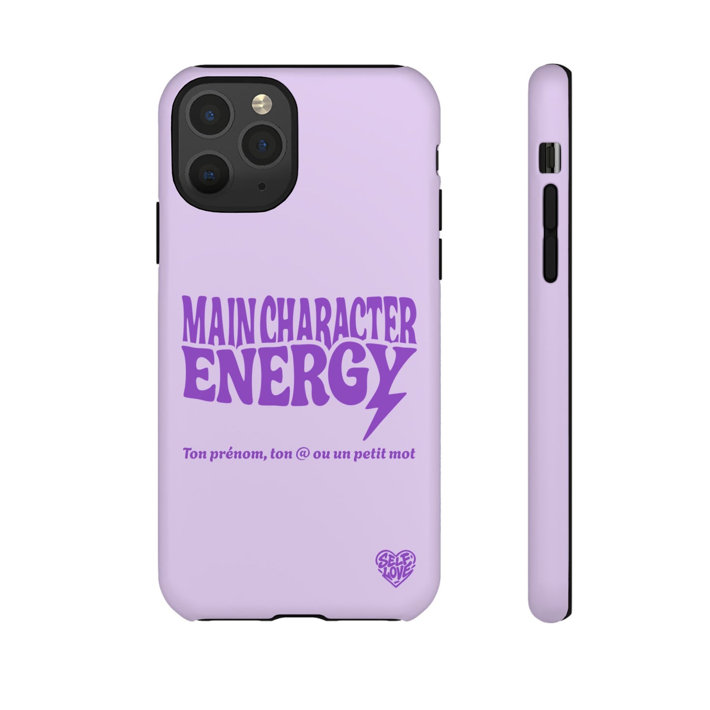 Main Character Energy - Coque iPhone (violet)