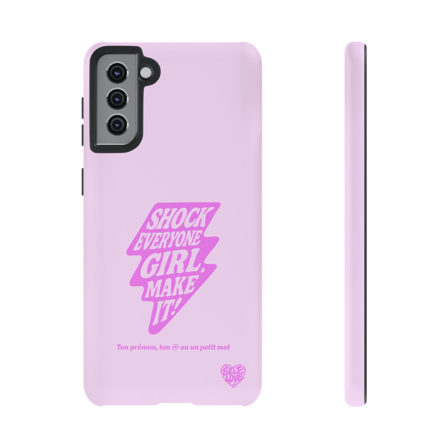 Shock Everyone - Coque Samsung (rose)