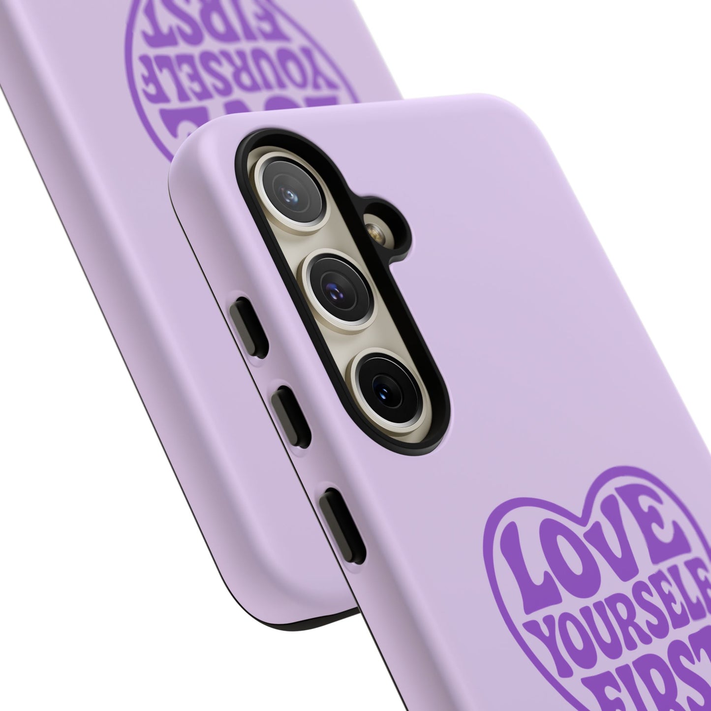 Love Yourself First - Coque Samsung (violet)
