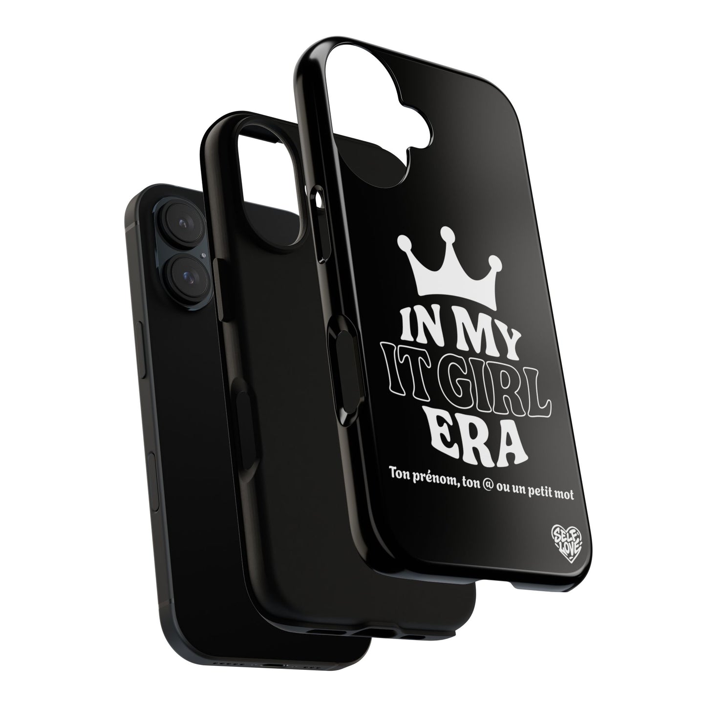 In My It Girl Era - Coque iPhone (noir)