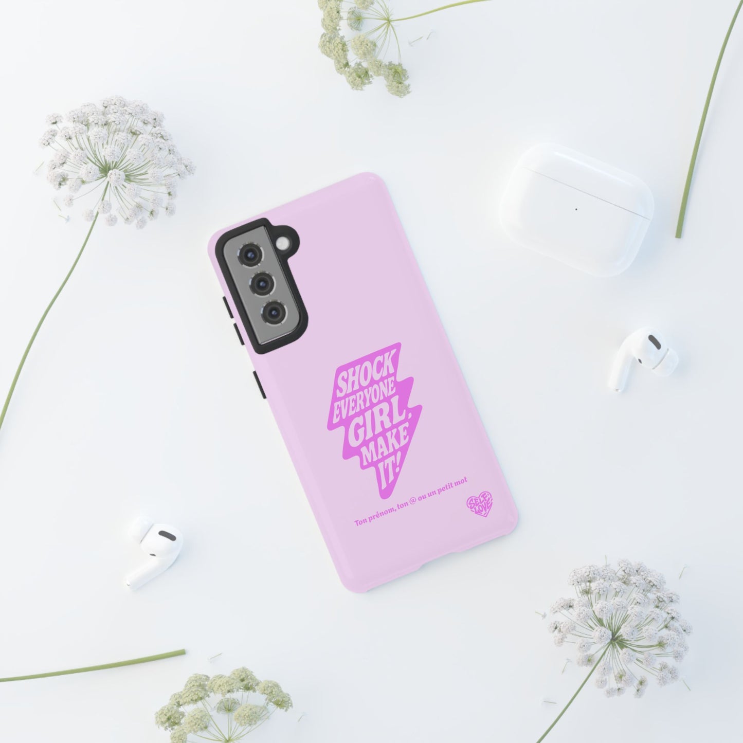 Shock Everyone - Coque Samsung (rose)