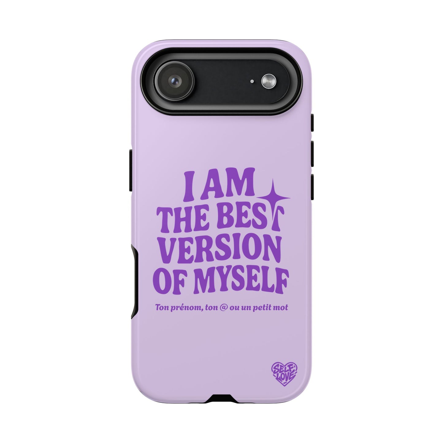 I Am The Best Version Of Myself - Coque iPhone (violet)