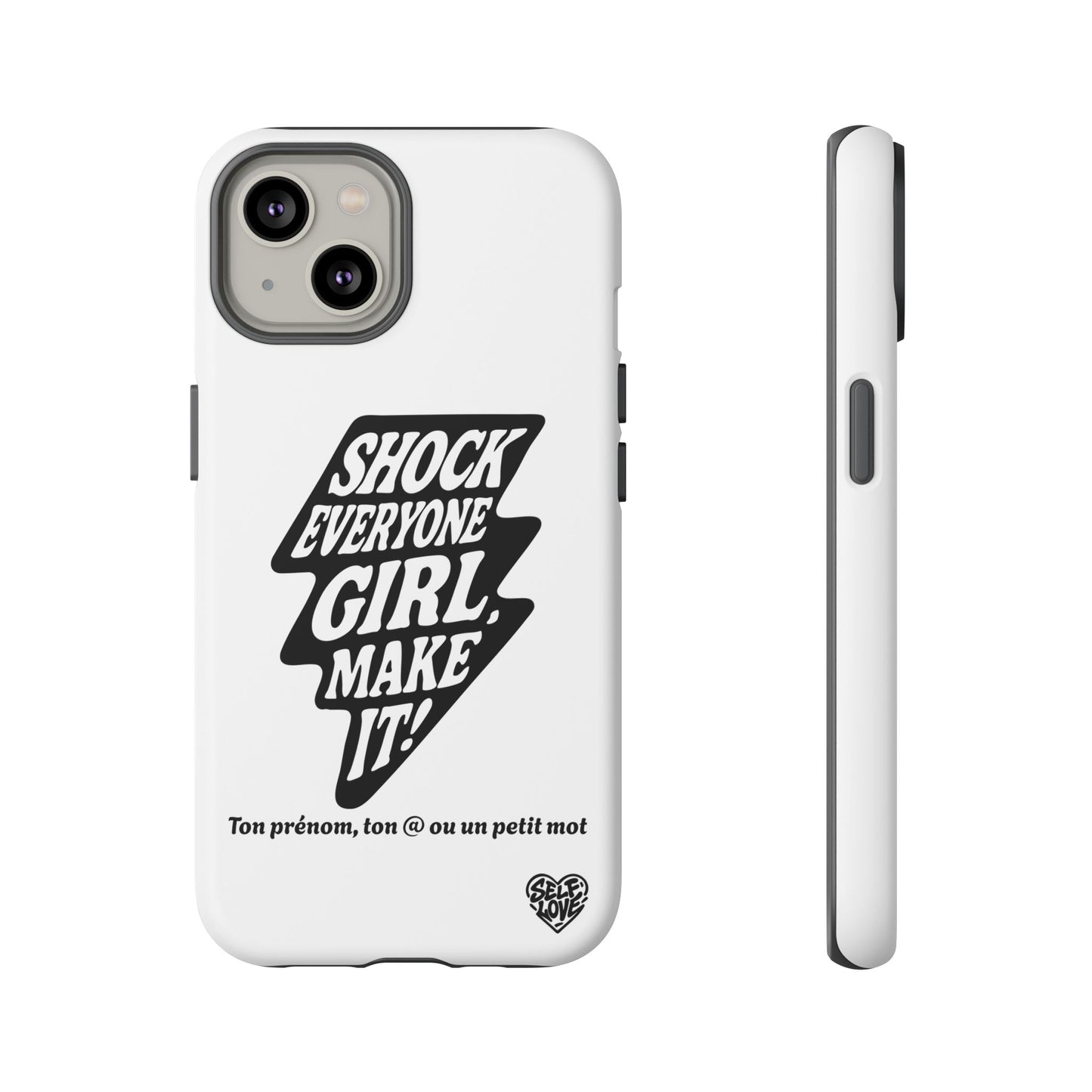 Shock Everyone - Coque iPhone (blanc)