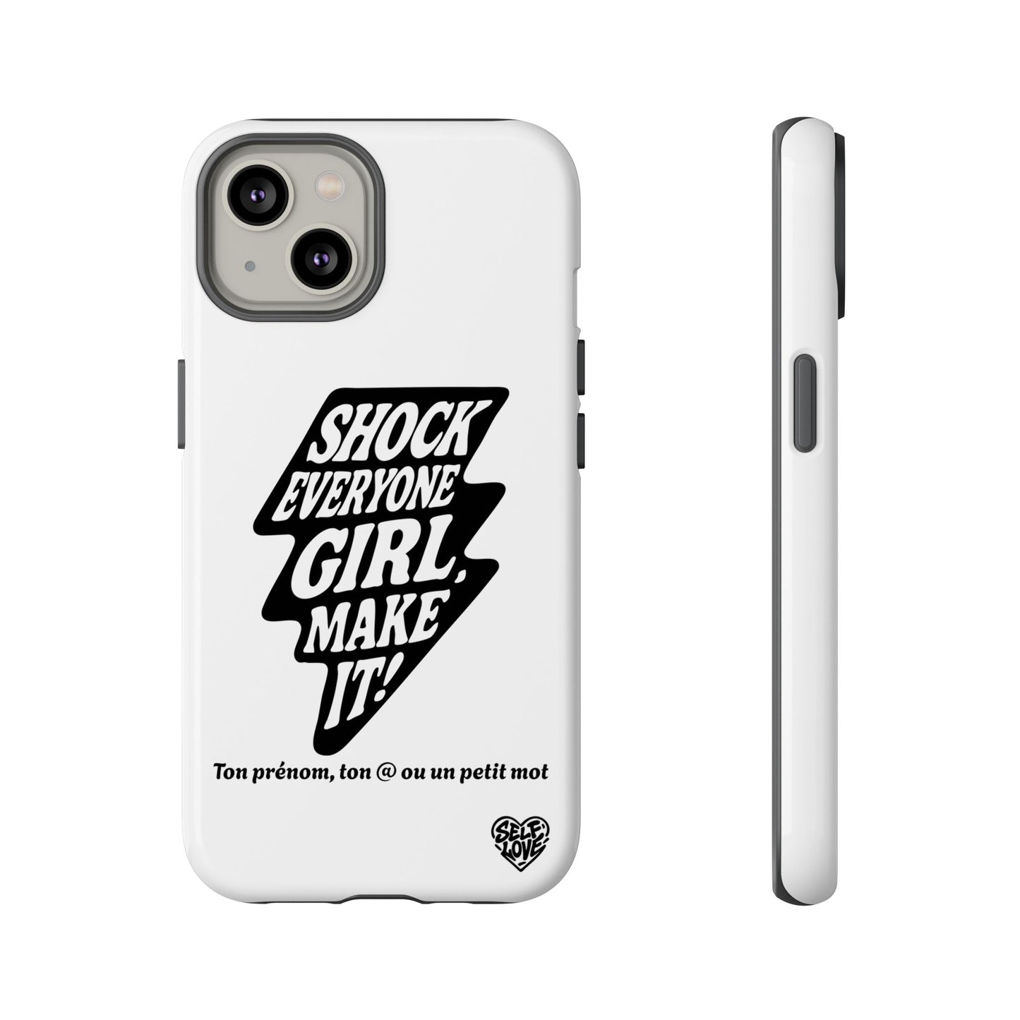 Shock Everyone - Coque iPhone (blanc)