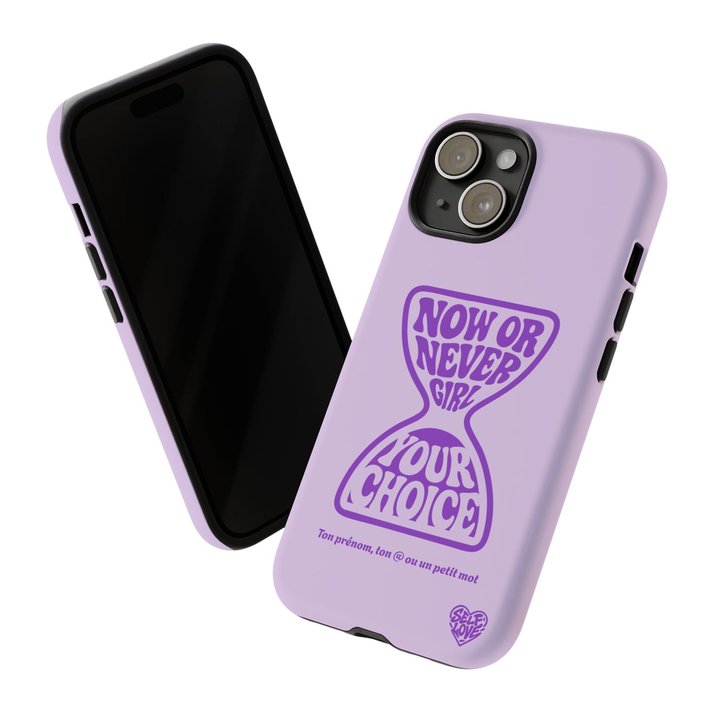 Now Or Never Girl - Coque iPhone (violet)
