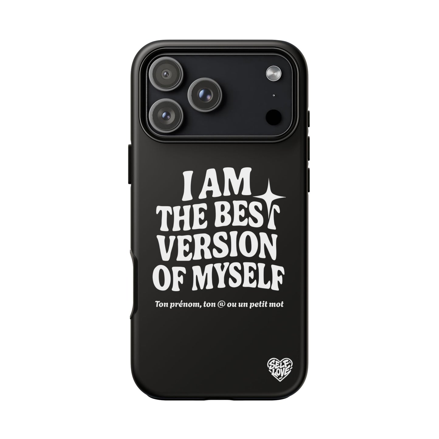 I Am The Best Version Of Myself - Coque iPhone (noir)
