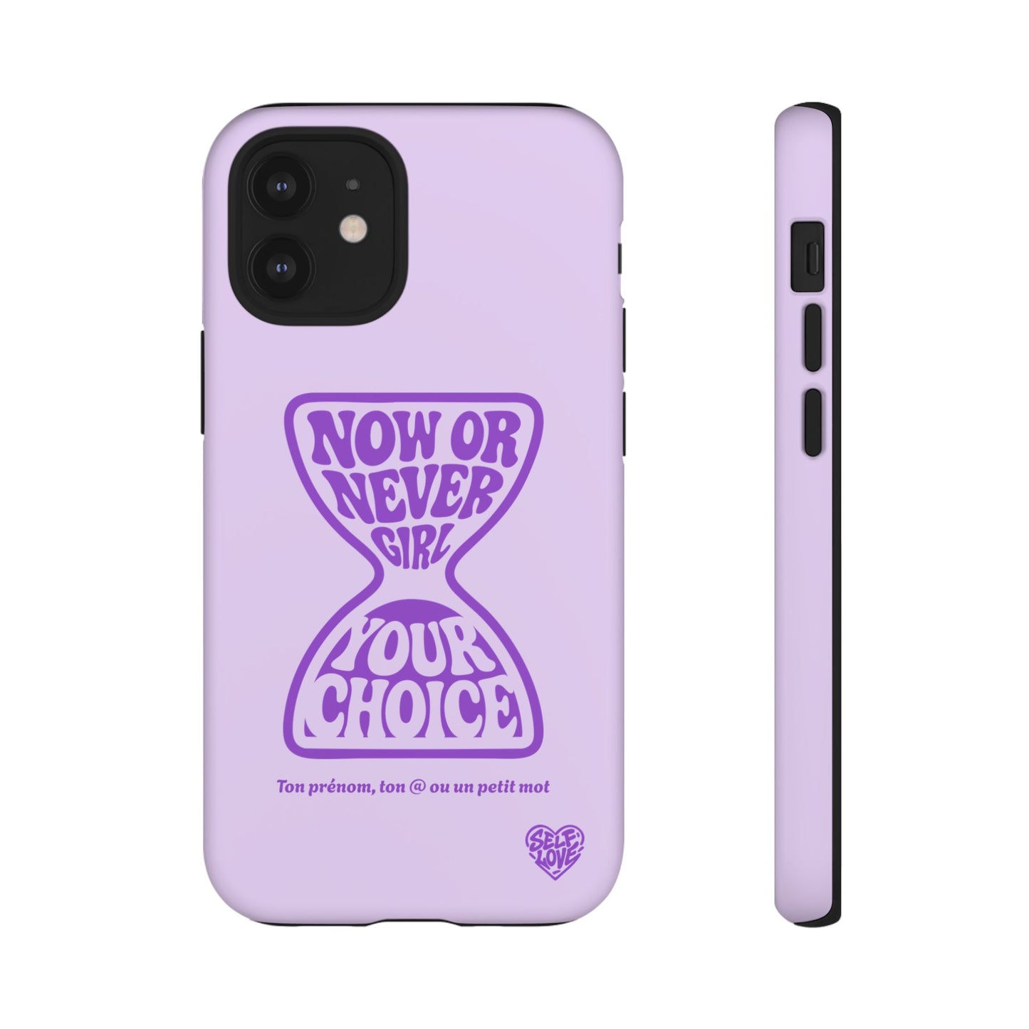 Now Or Never Girl - Coque iPhone (violet)