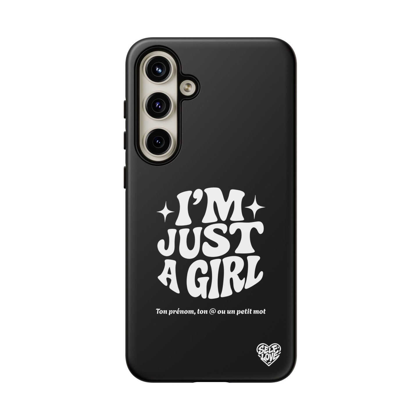 Im Just A Girl - Coque Samsung (noir)