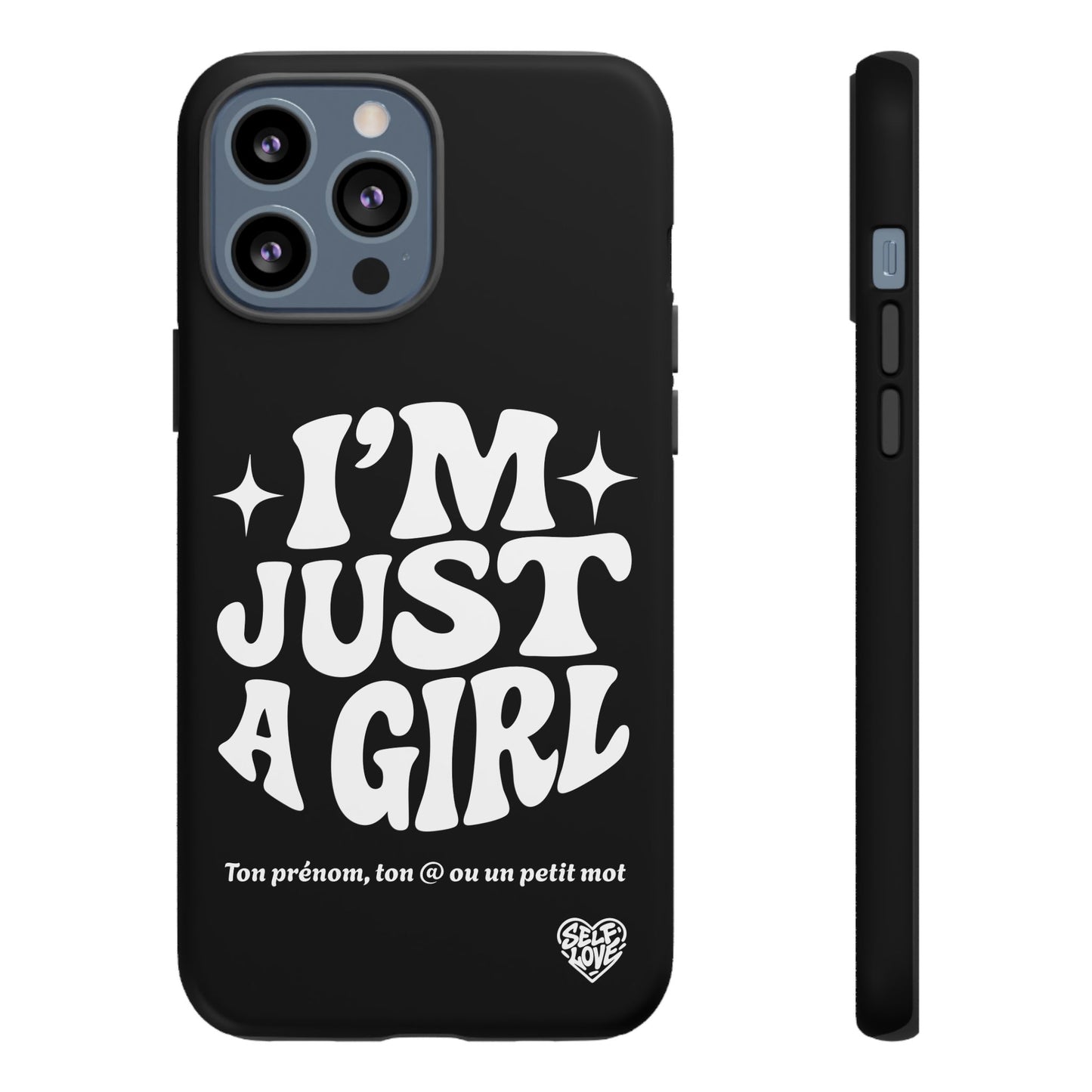 Im Just A Girl - Coque iPhone (noir)