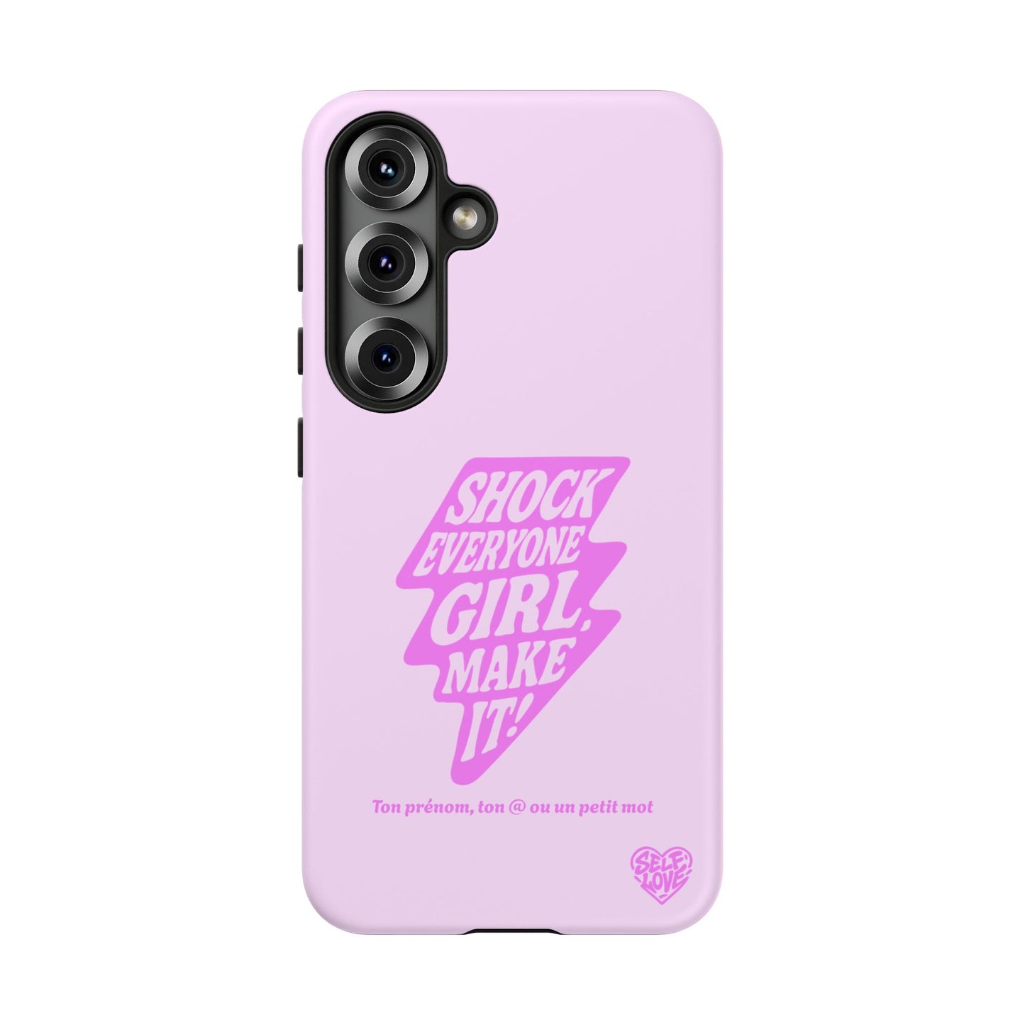 Shock Everyone - Coque Samsung (rose)