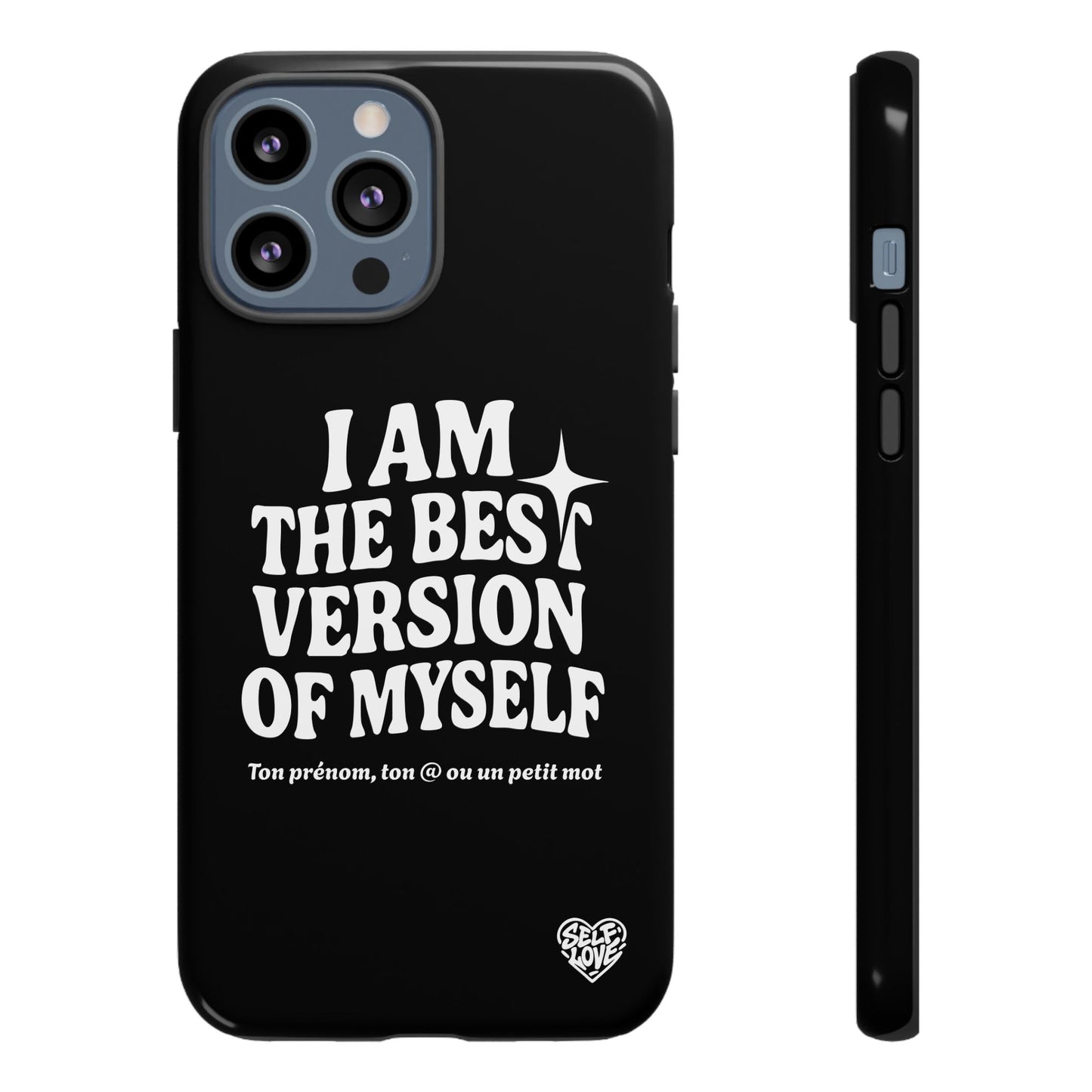 I Am The Best Version Of Myself - Coque iPhone (noir)