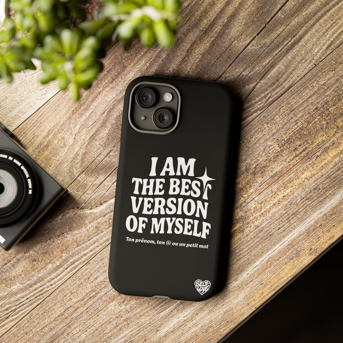 I Am The Best Version Of Myself - Coque iPhone (noir)