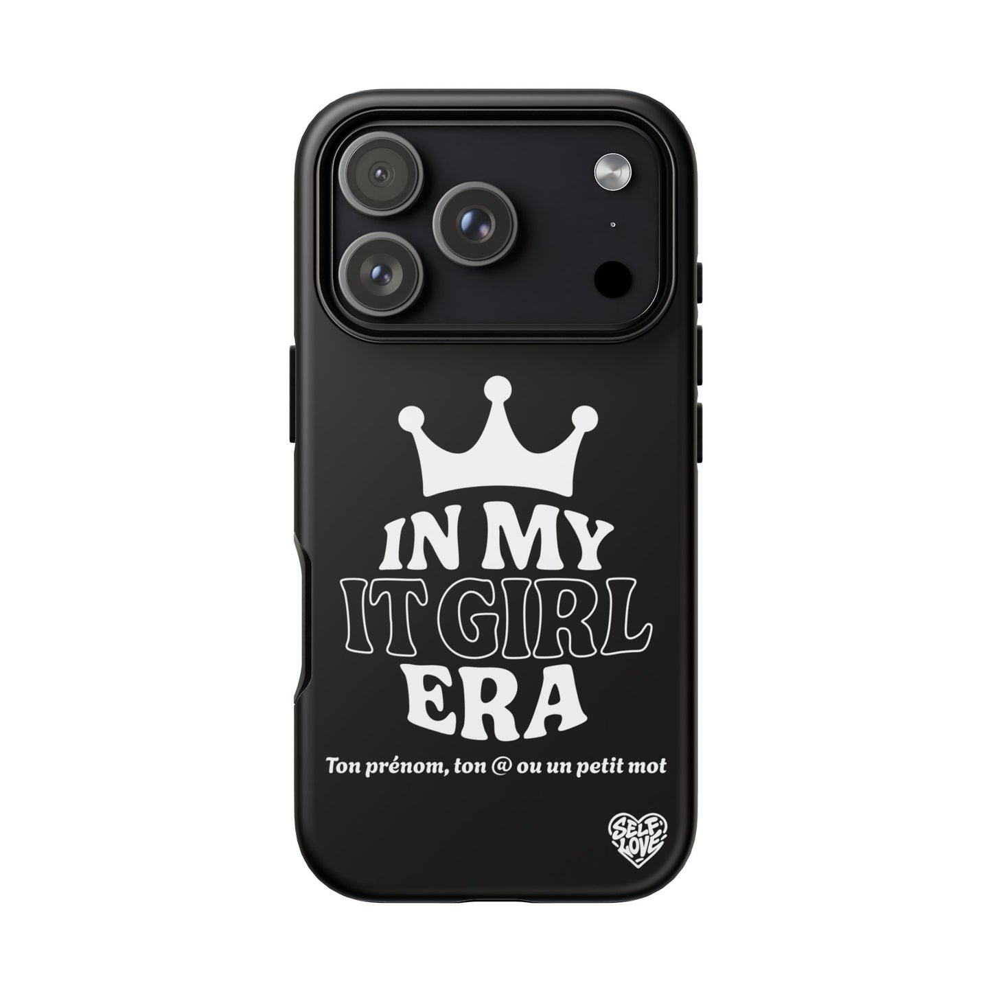In My It Girl Era - Coque iPhone (noir)