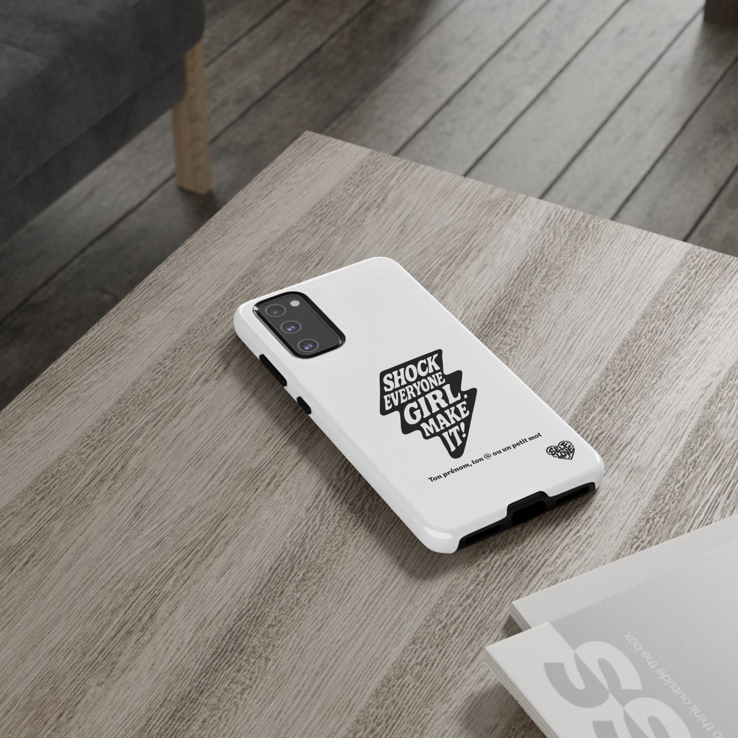 Shock Everyone - Coque Samsung (blanc)