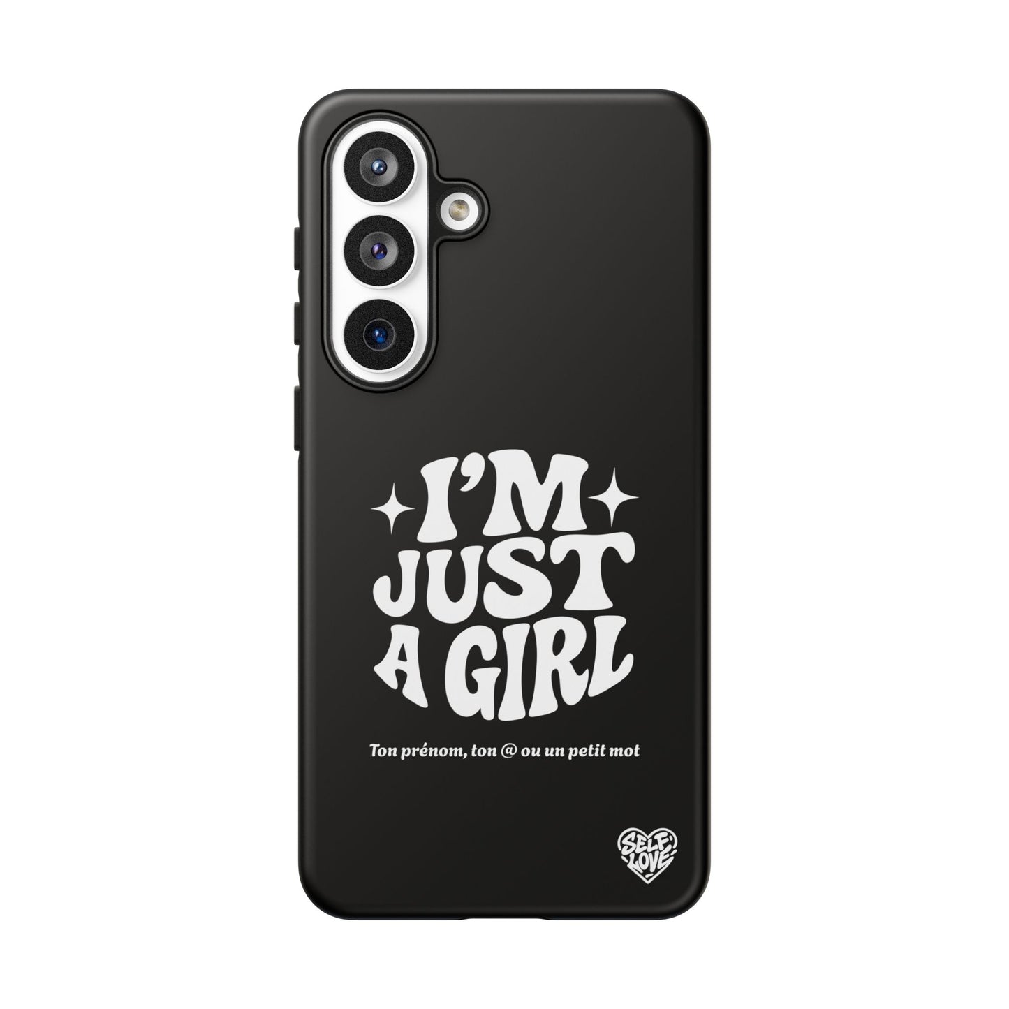 Im Just A Girl - Coque Samsung (noir)