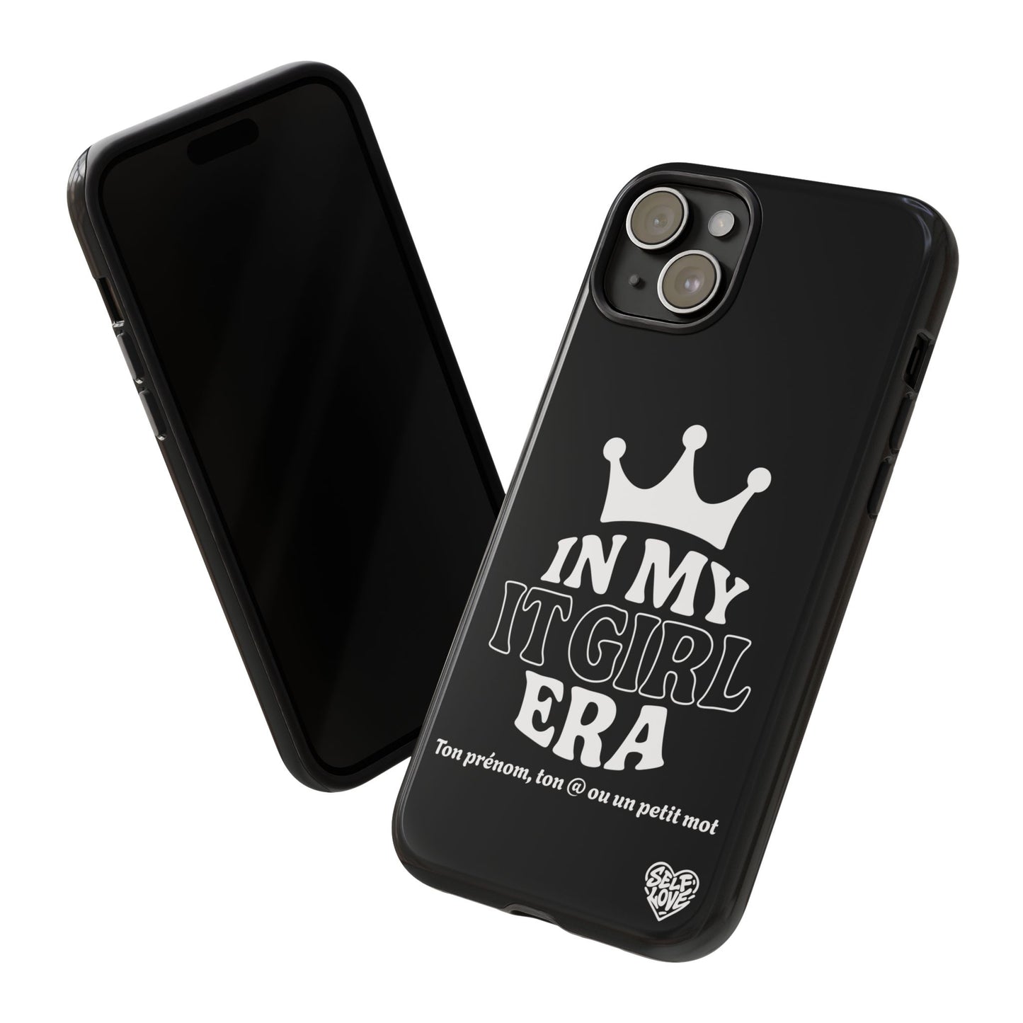 In My It Girl Era - Coque iPhone (noir)