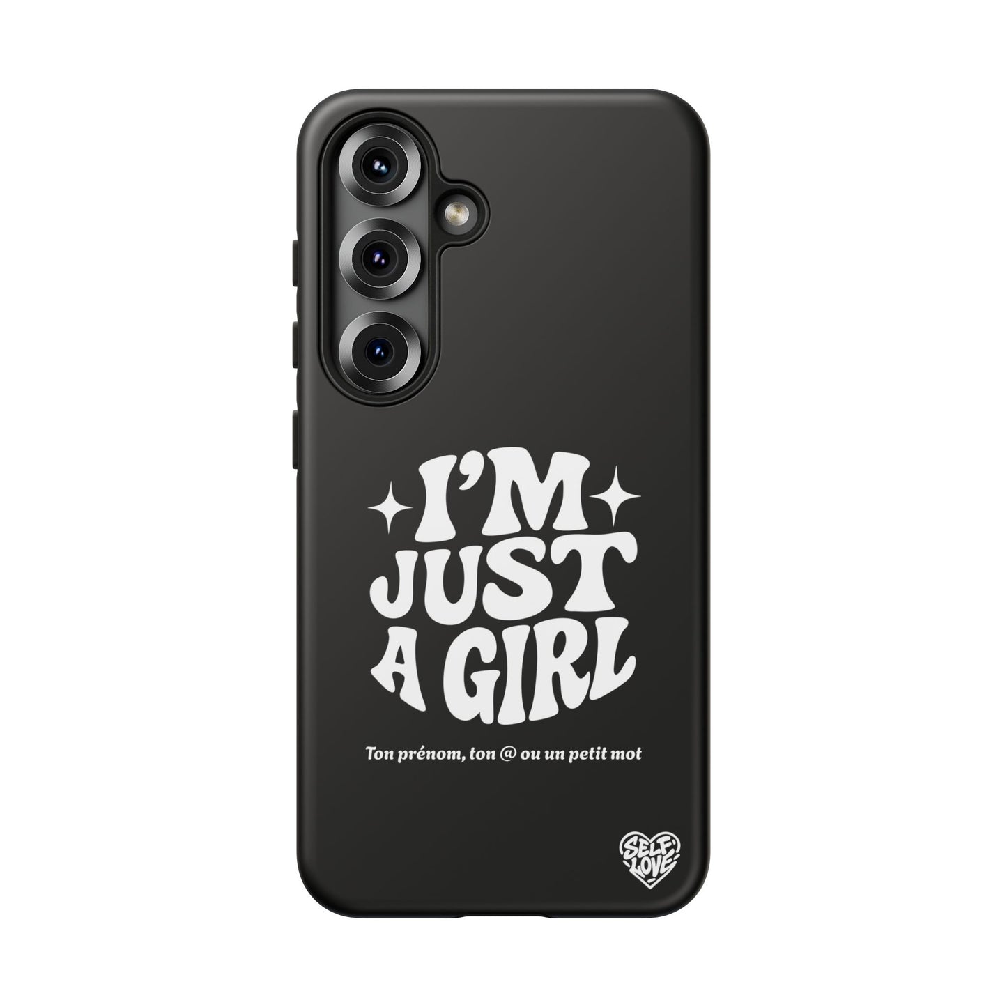Im Just A Girl - Coque Samsung (noir)