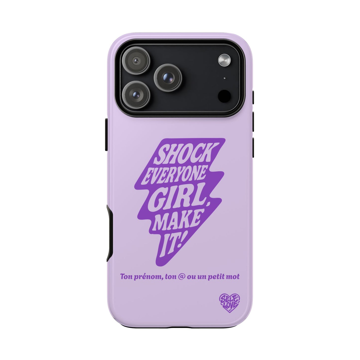 Shock Everyone - Coque iPhone (violet)