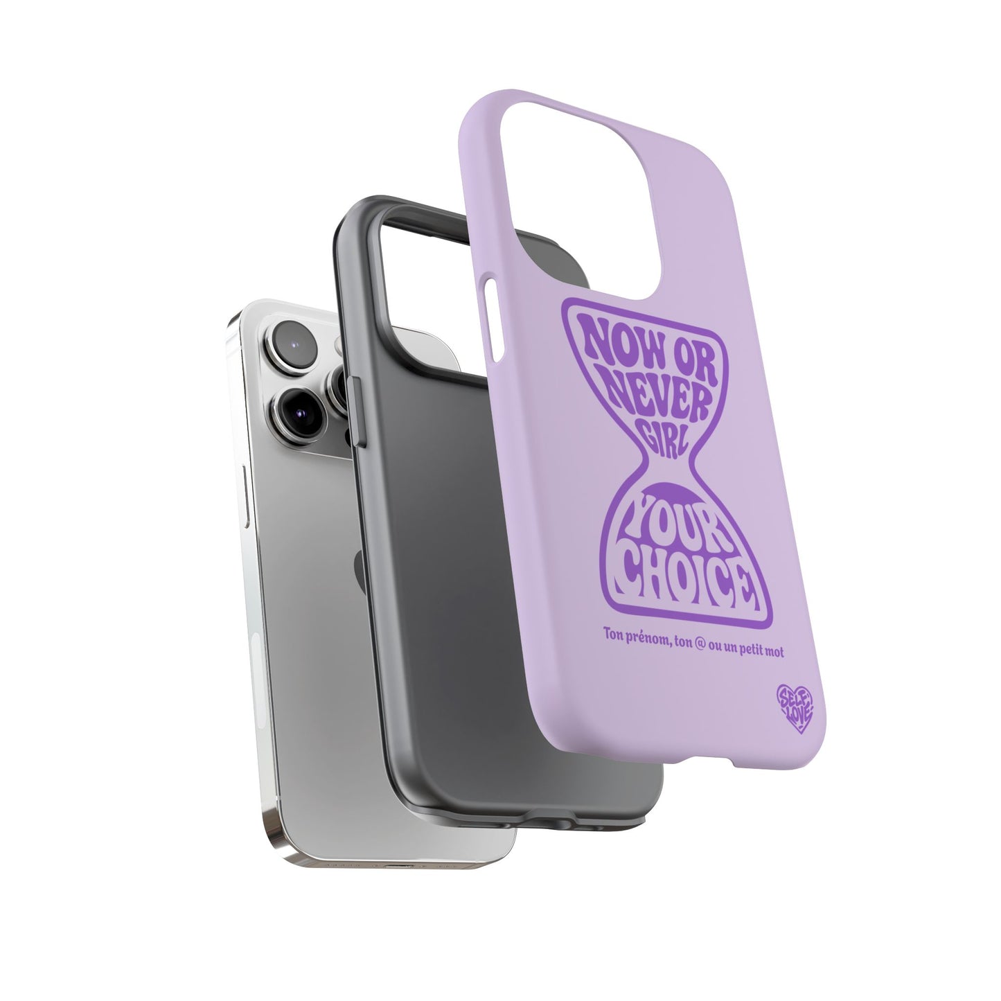 Now Or Never Girl - Coque iPhone (violet)