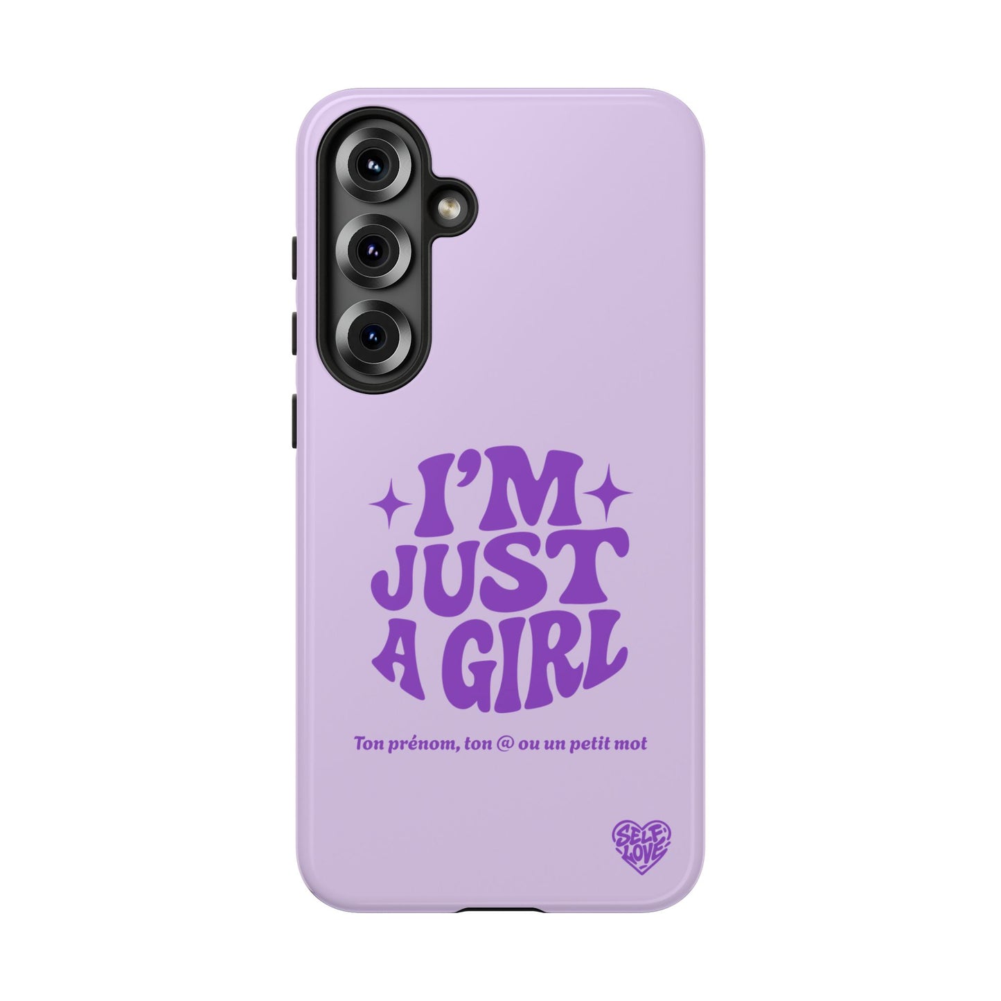 Im Just A Girl - Coque Samsung (violet)