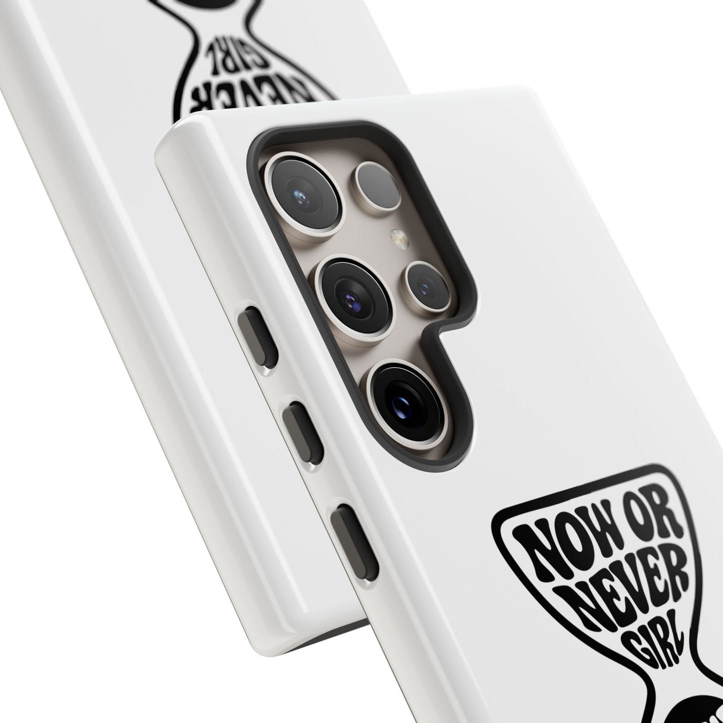 Now Or Never Girl - Coque Samsung (blanc)