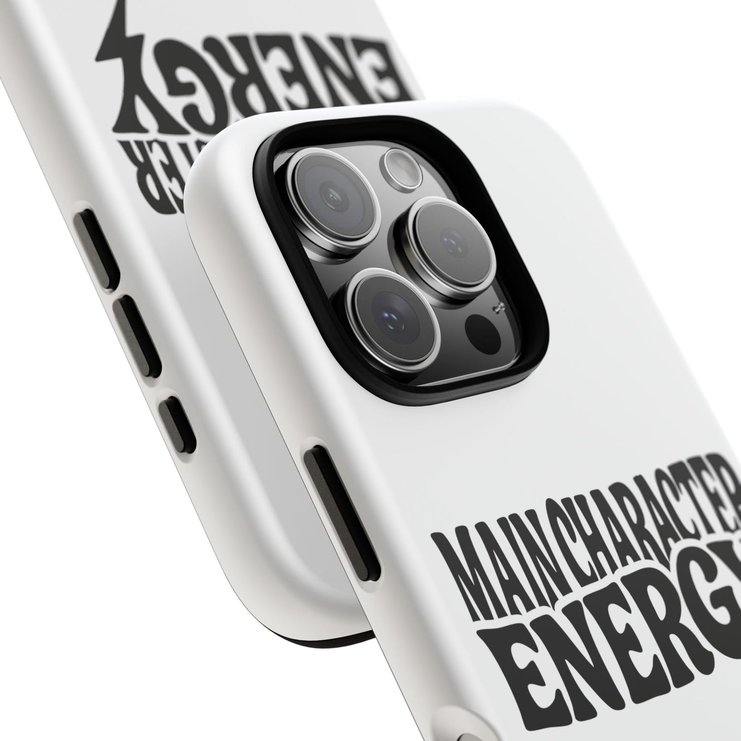 Main Character Energy - Coque iPhone (blanc)
