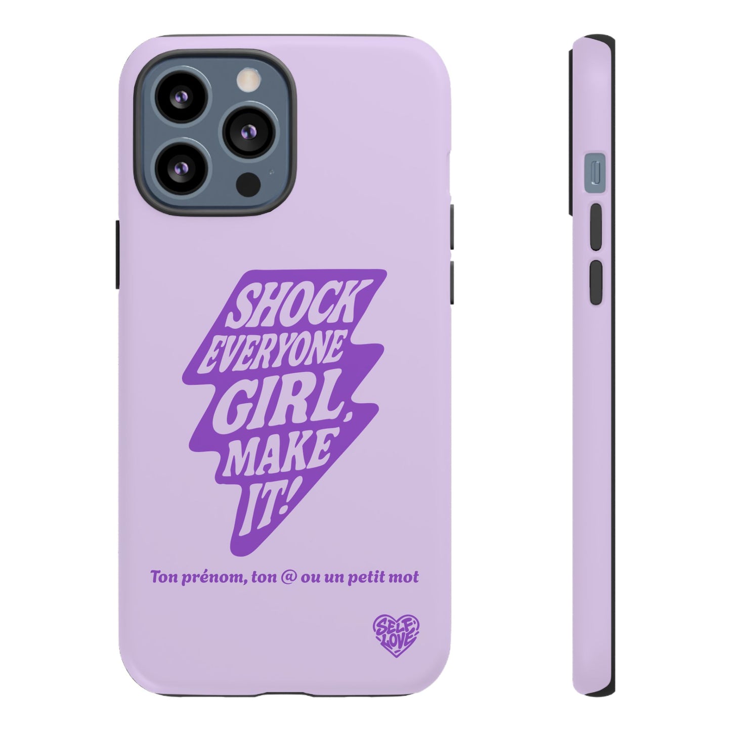 Shock Everyone - Coque iPhone (violet)
