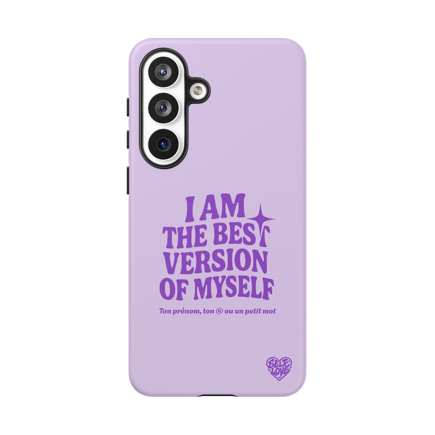 I Am The Best Version Of Myself - Coque Samsung (violet)