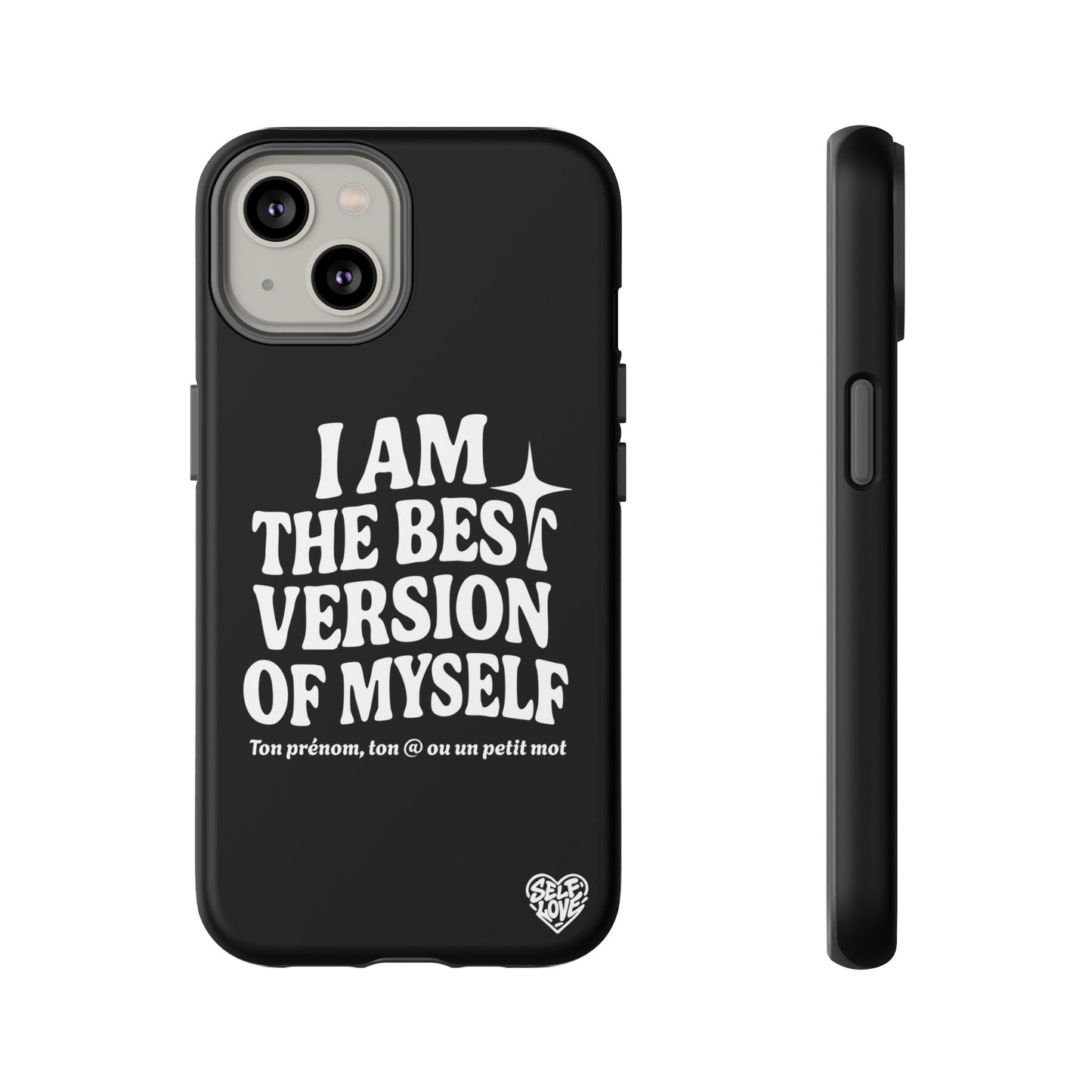 I Am The Best Version Of Myself - Coque iPhone (noir)