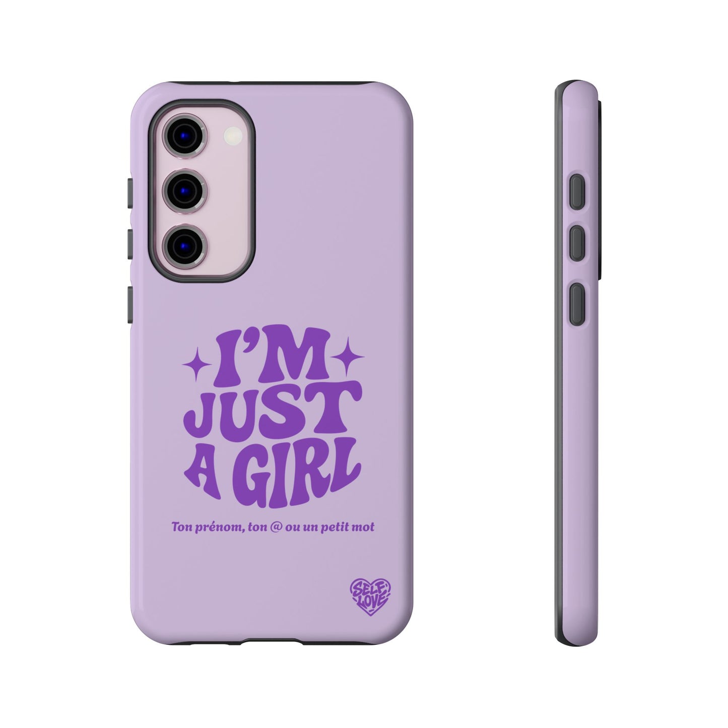 Im Just A Girl - Coque Samsung (violet)