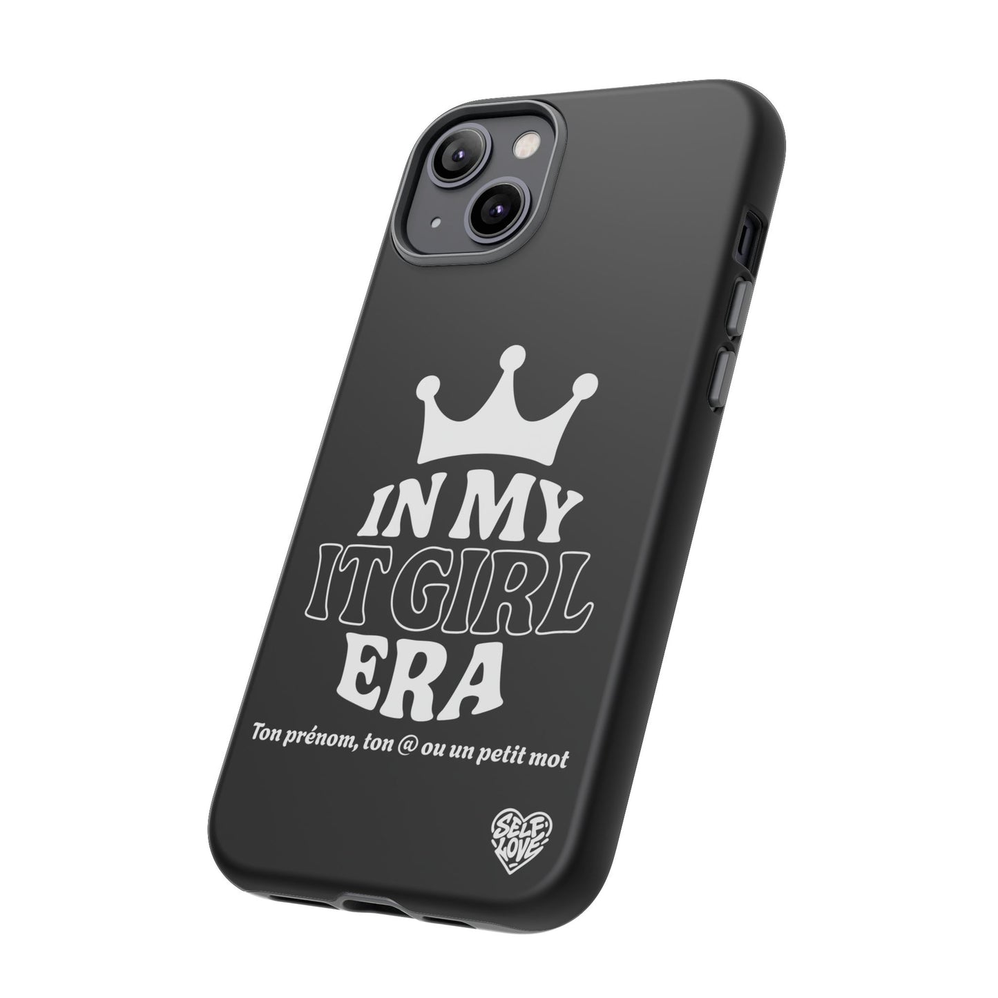 In My It Girl Era - Coque iPhone (noir)