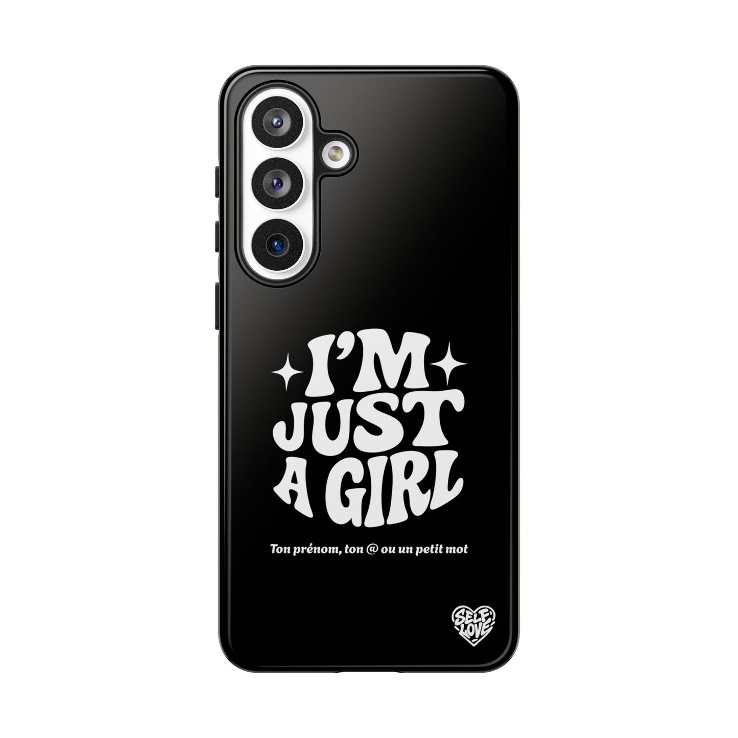 Im Just A Girl - Coque Samsung (noir)