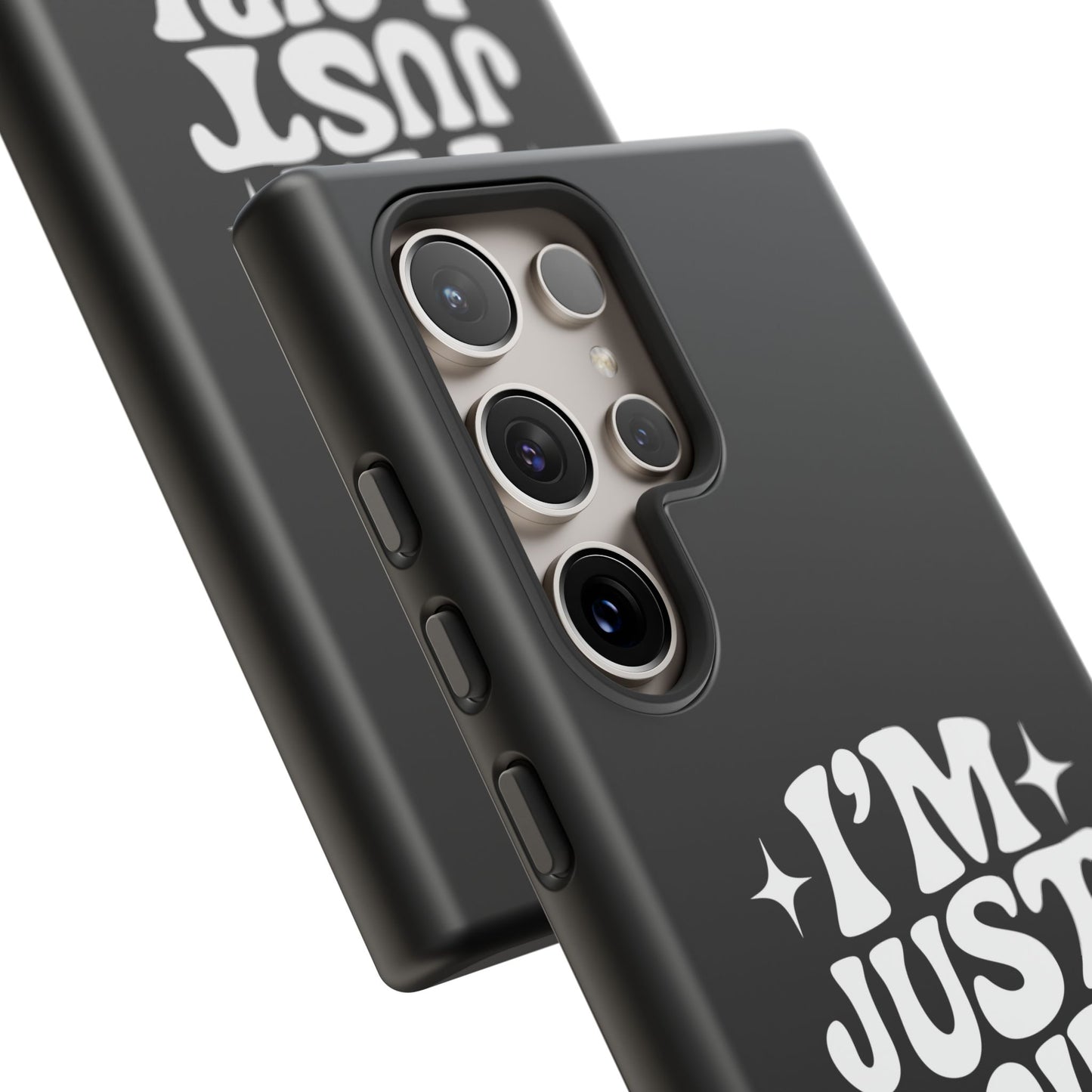 Im Just A Girl - Coque Samsung (noir)