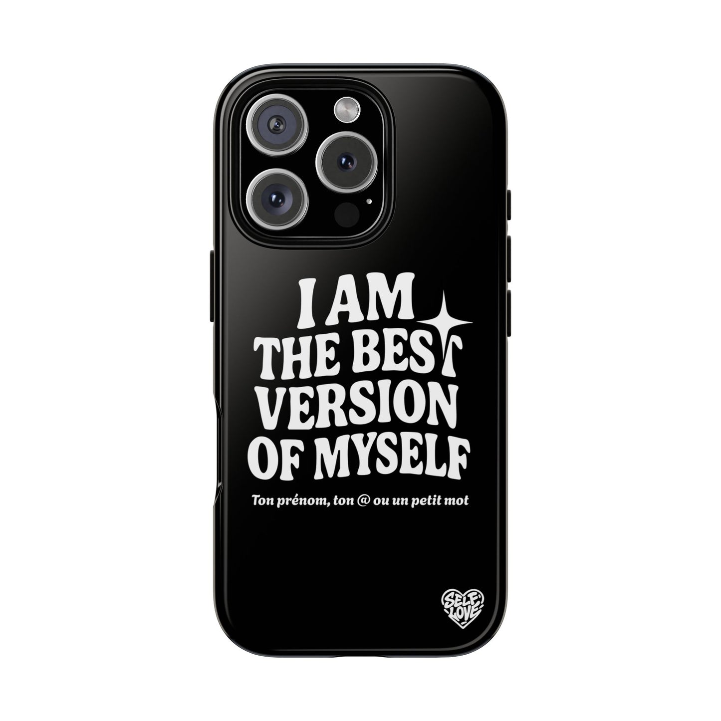 I Am The Best Version Of Myself - Coque iPhone (noir)