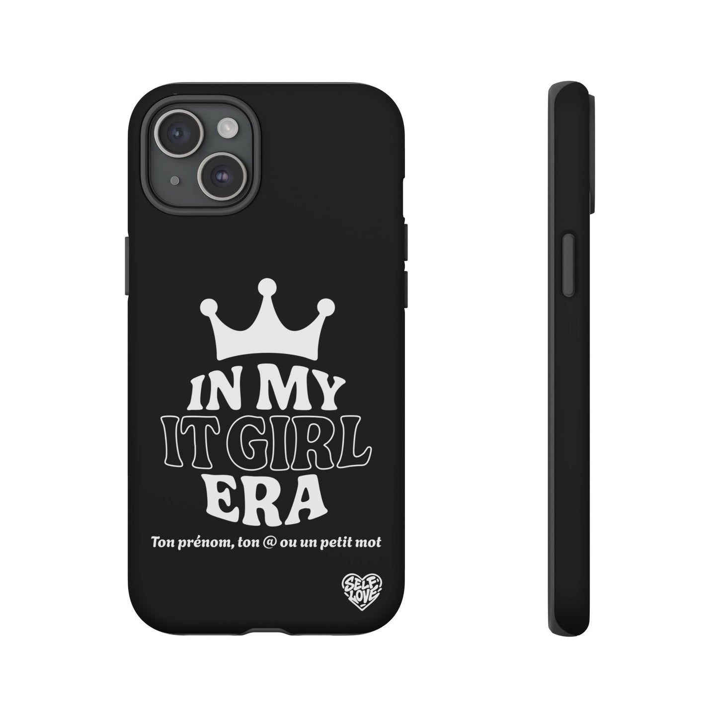 In My It Girl Era - Coque iPhone (noir)