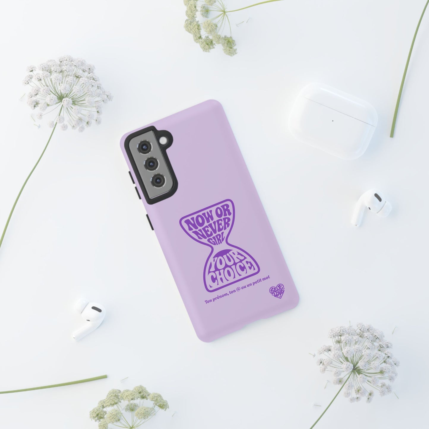 Now Or Never Girl - Coque Samsung (violet)