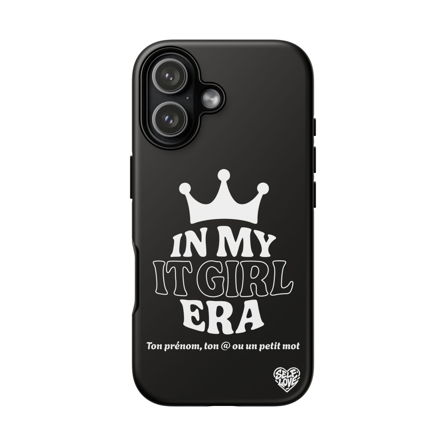 In My It Girl Era - Coque iPhone (noir)