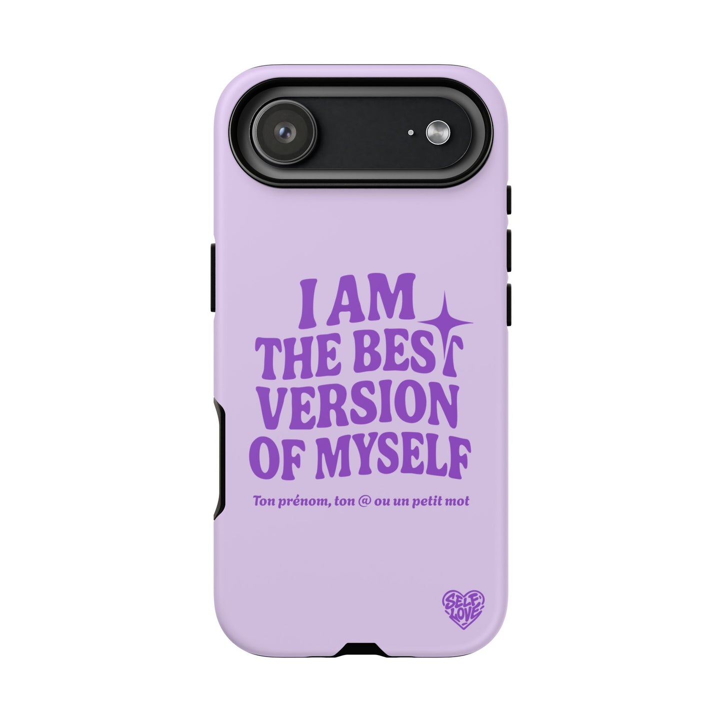 I Am The Best Version Of Myself - Coque iPhone (violet)