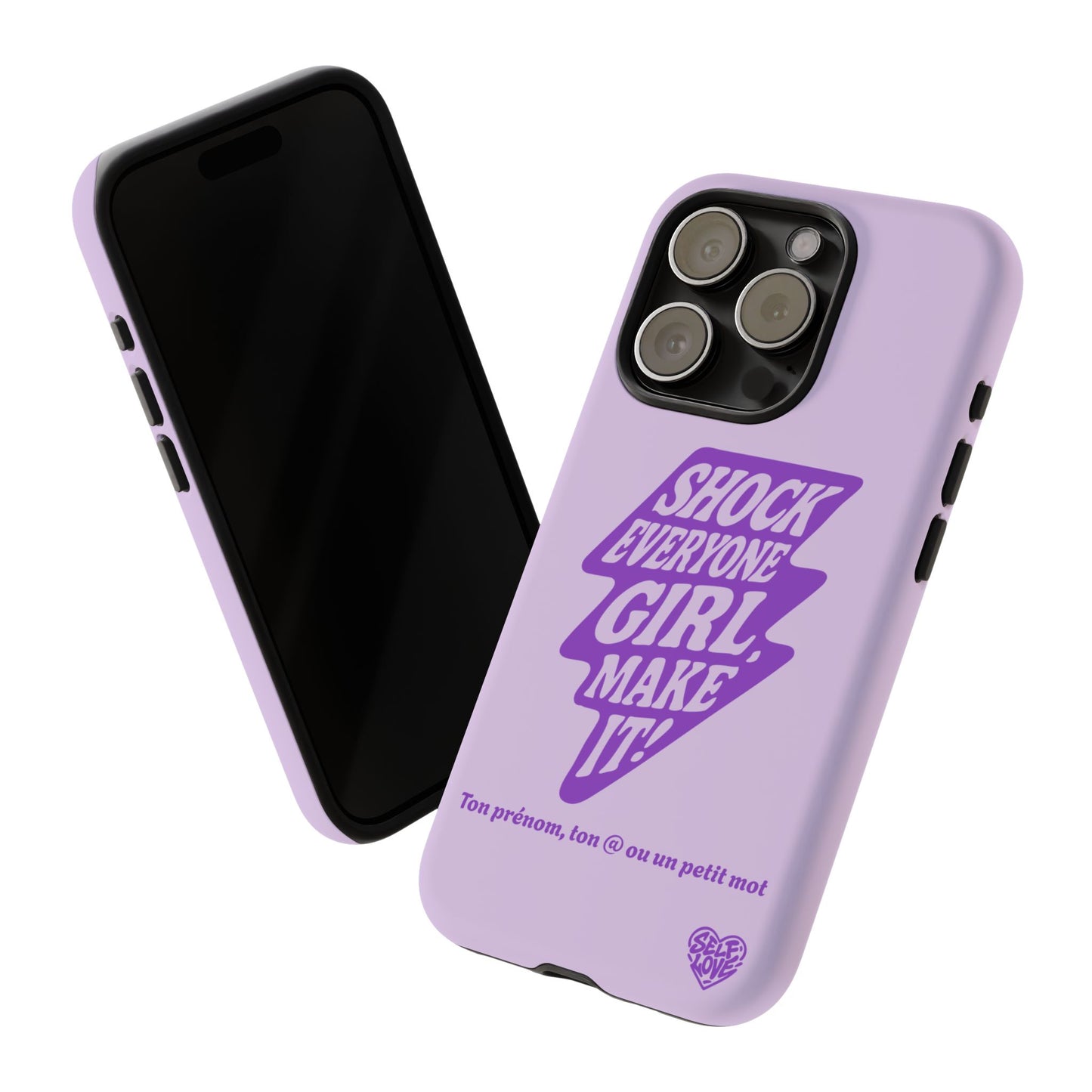 Shock Everyone - Coque iPhone (violet)