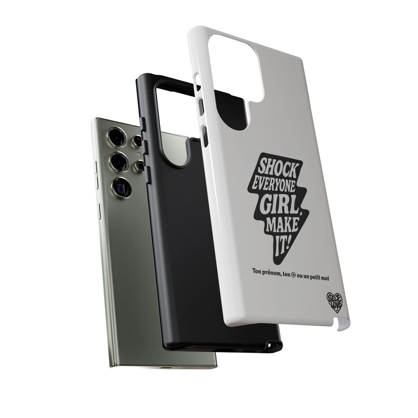 Shock Everyone - Coque Samsung (blanc)