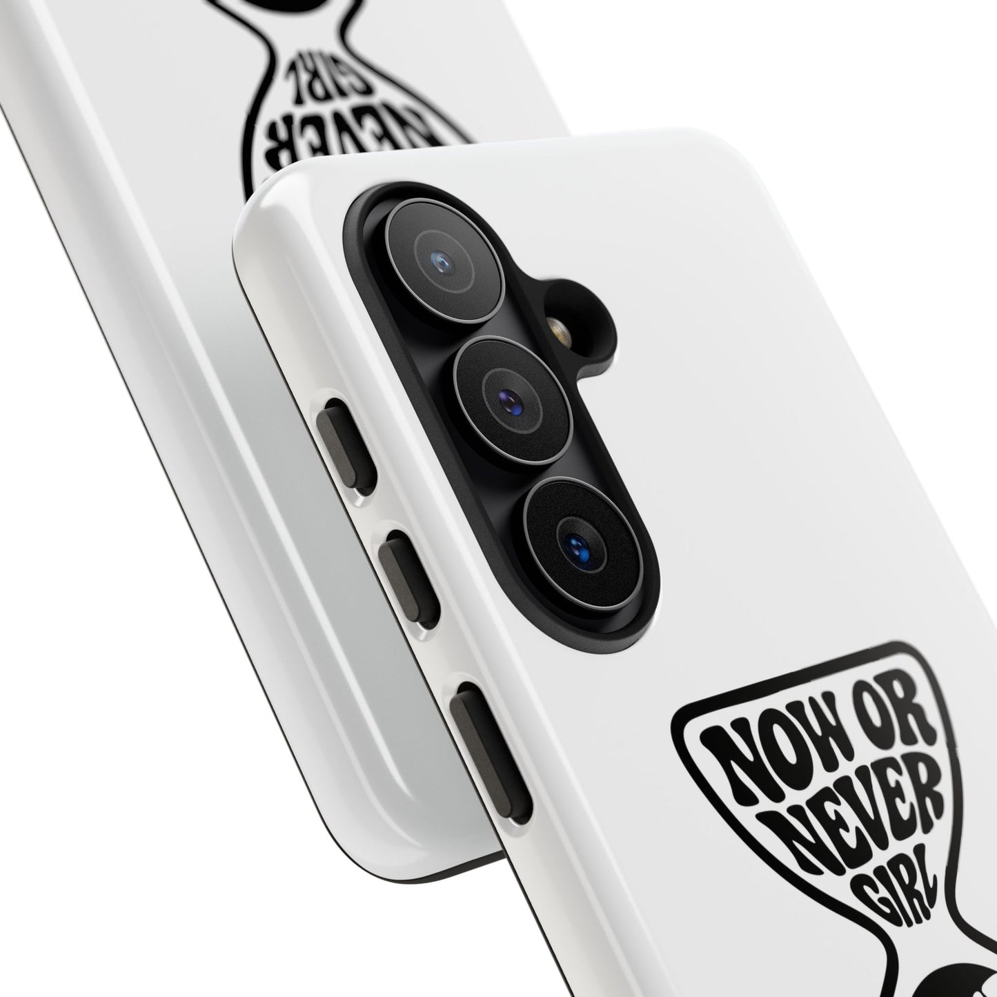 Now Or Never Girl - Coque Samsung (blanc)