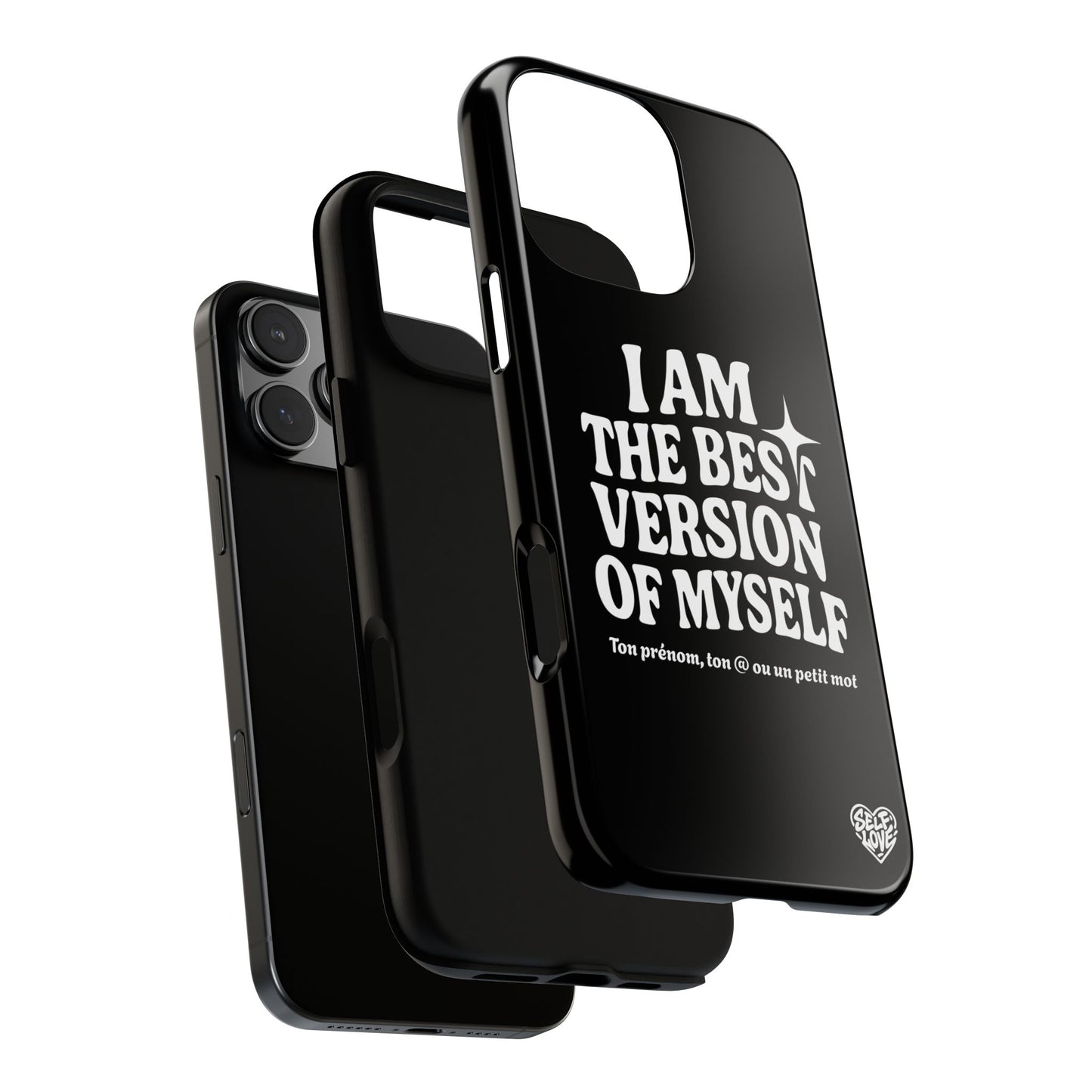 I Am The Best Version Of Myself - Coque iPhone (noir)