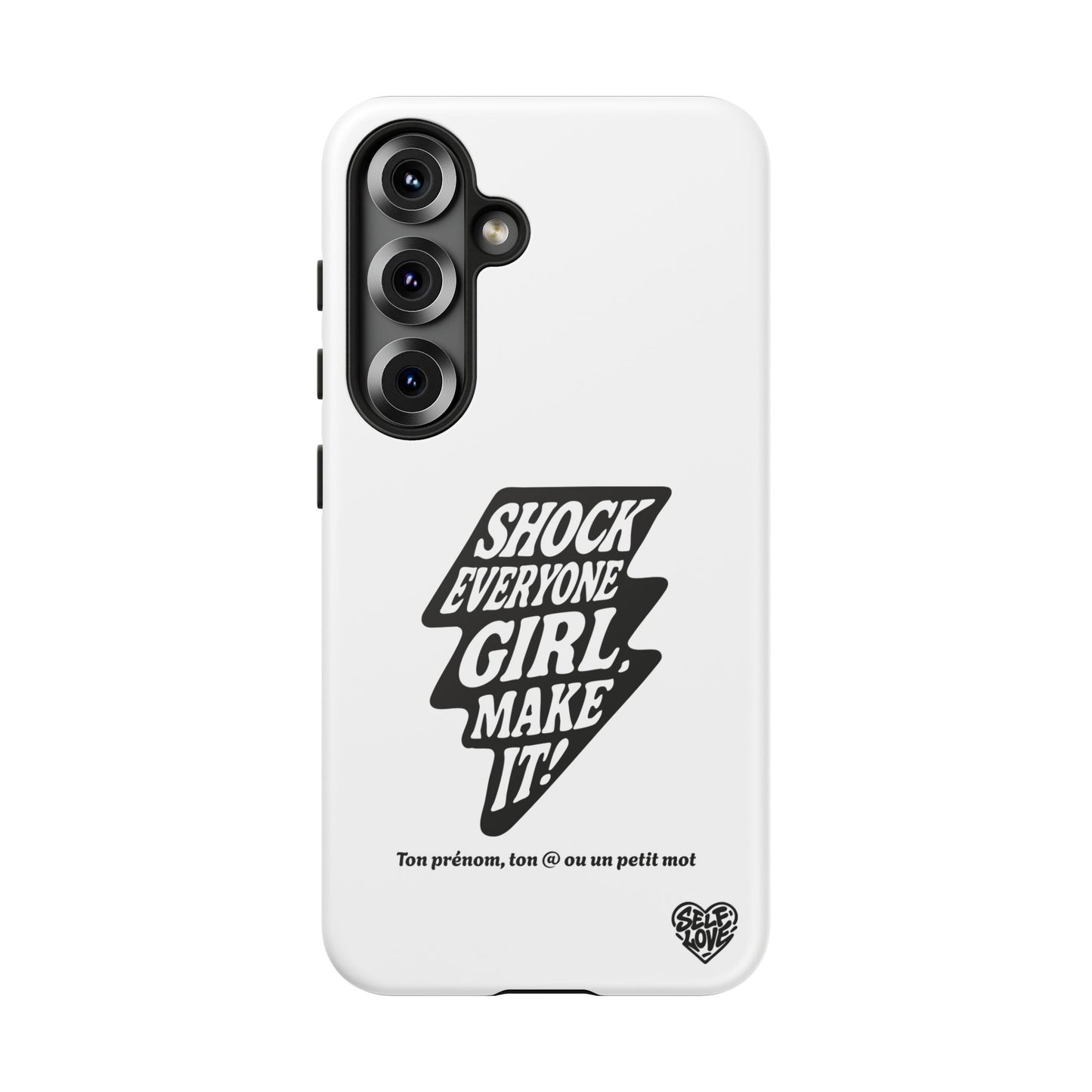 Shock Everyone - Coque Samsung (blanc)