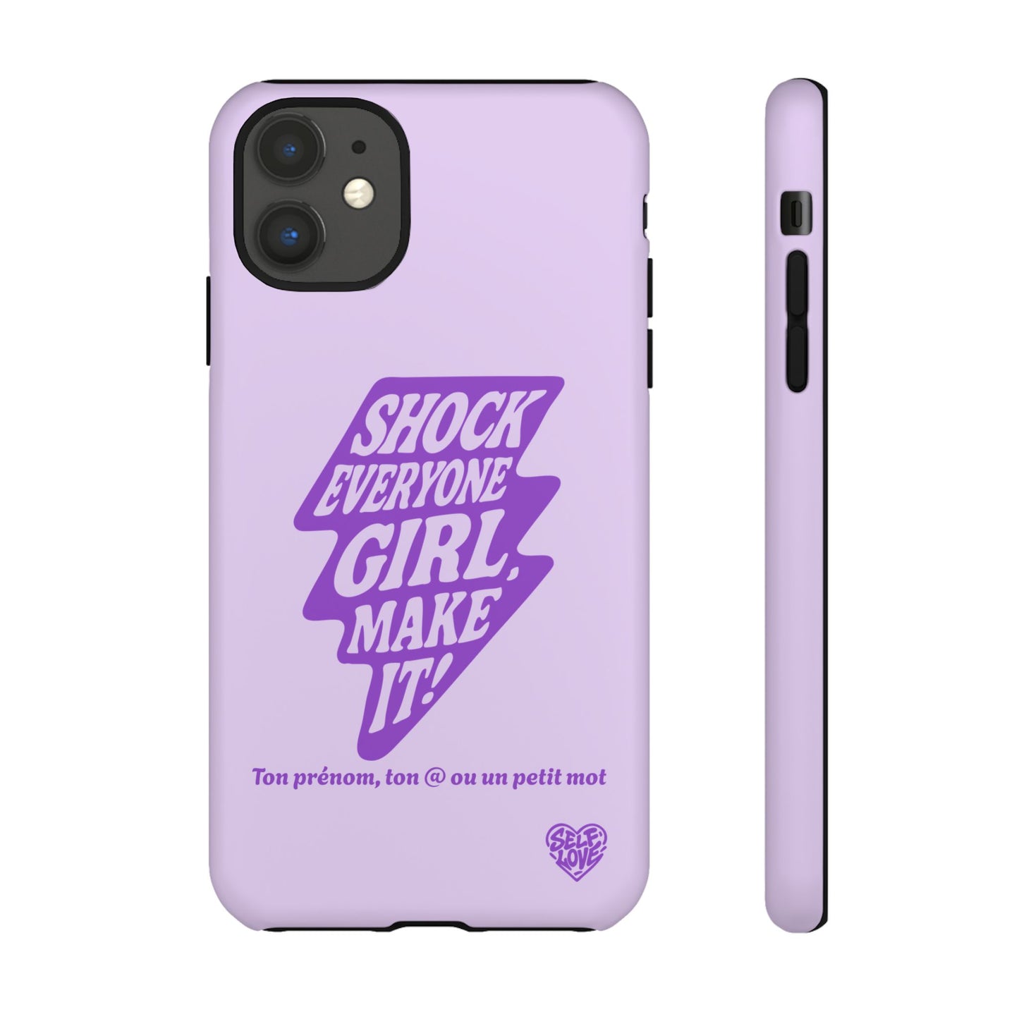 Shock Everyone - Coque iPhone (violet)