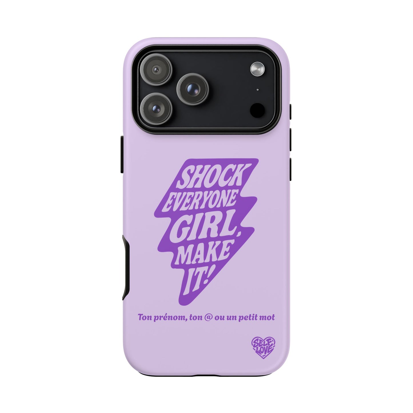 Shock Everyone - Coque iPhone (violet)