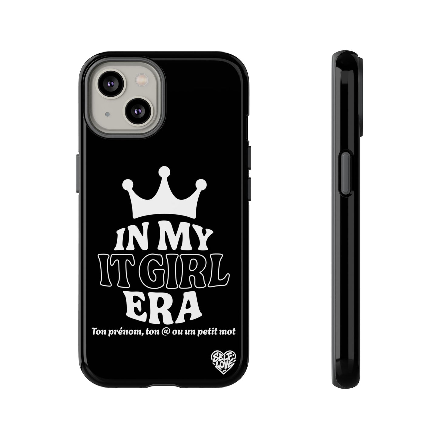 In My It Girl Era - Coque iPhone (noir)