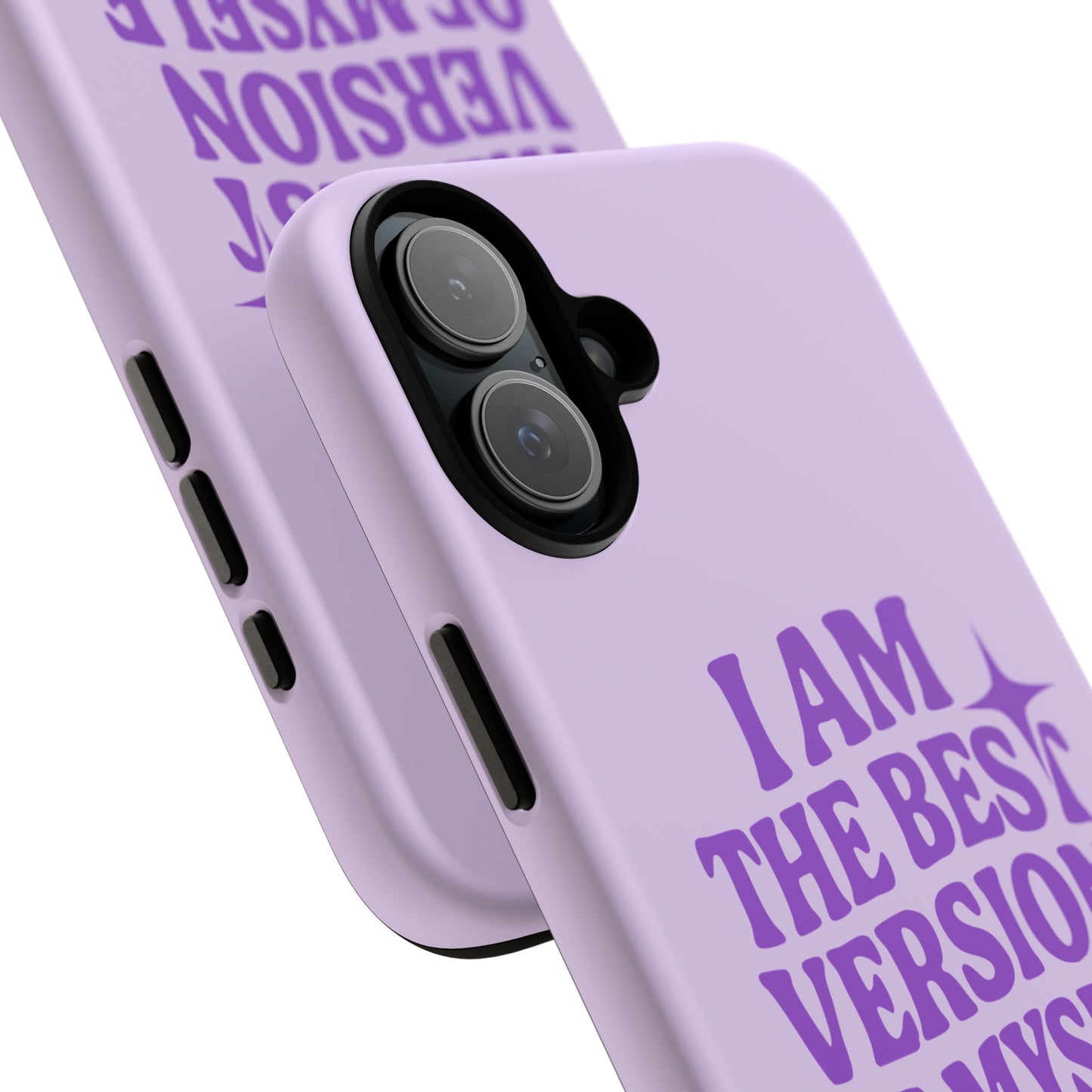 I Am The Best Version Of Myself - Coque iPhone (violet)