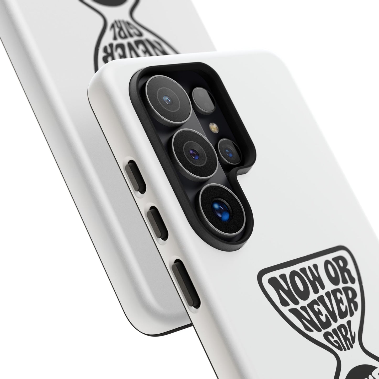 Now Or Never Girl - Coque Samsung (blanc)
