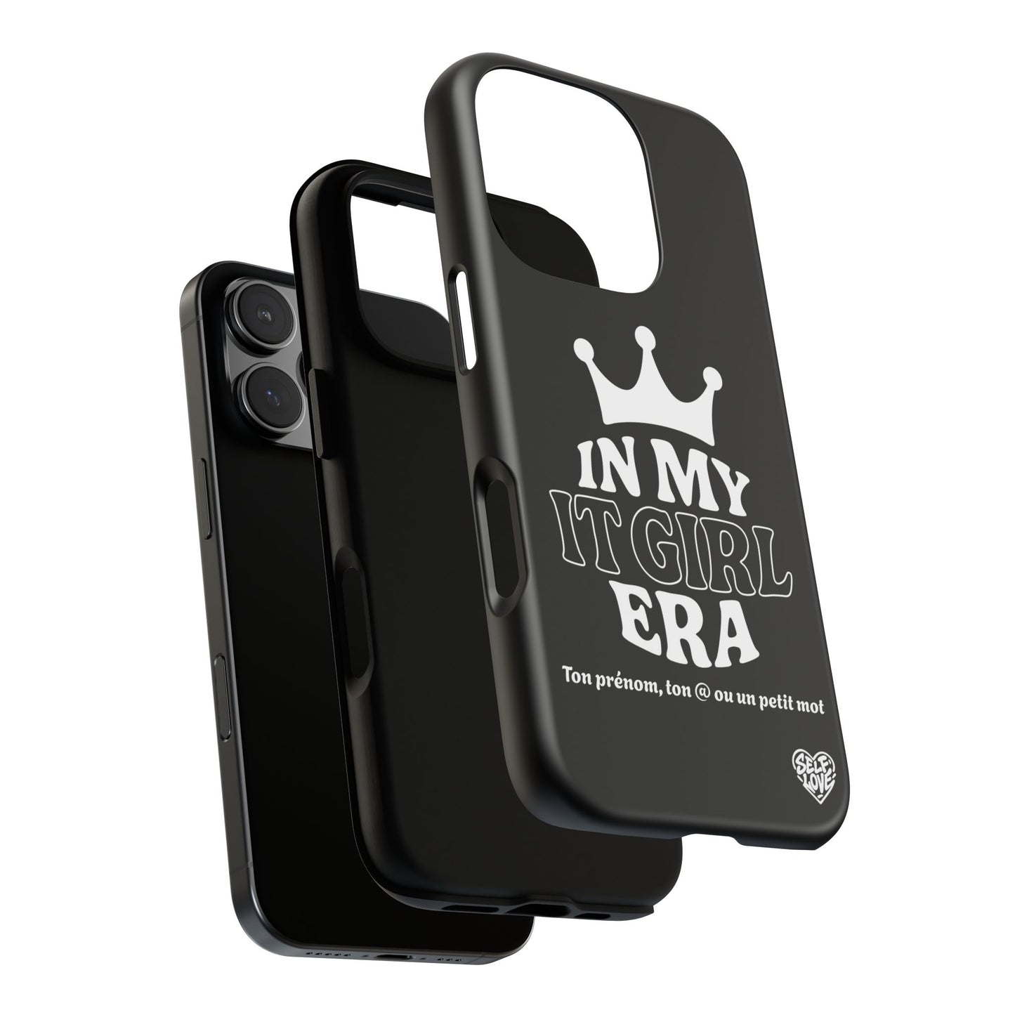In My It Girl Era - Coque iPhone (noir)